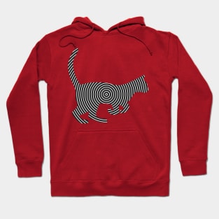 Cat Line Art Hoodie